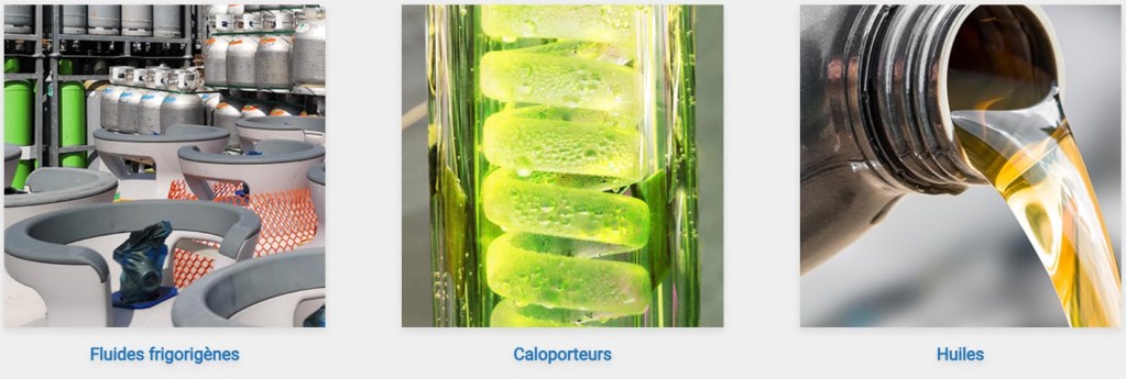 climalife fluides frigorigènes caloporteurs huiles